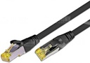 [PKW-PIMF-KAT6A 0.25 SW] CAT6A HQ Patchkabel, S/FTP, LSOH, Lifetime Warranty, schwarz (0.25)